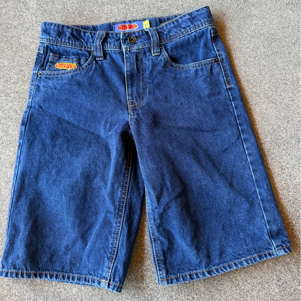 Empyre Blue Denim Shorts Relaxed Fit